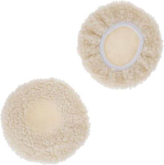 WEN 7A345 7-Inch Synthetic Wool Polishing Bonnets, Two Pack (Pack of 2)