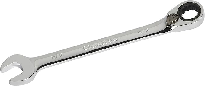 Greenlee 0354-18 Combination Ratcheting Wrench, 11/16-Inch