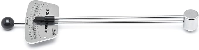 GEARWRENCH 1/4" Drive Beam Torque Wrench 0-80 in/lbs. - 2955N, Black