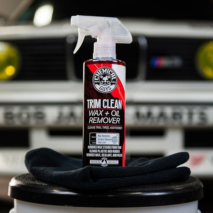 Chemical Guys TVD11516 Trim Clean Wax and Oil Remover (Works on Trim, Tires, and Rubber) Safe for Cars, Trucks, SUVs, Motorcycles, RVs & More, 16 fl oz