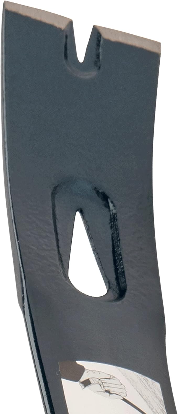 ESTWING Handy Bar Nail Puller - 15" Pry Bar with Wide, Thin Blade & Forged Steel Construction - HB-15