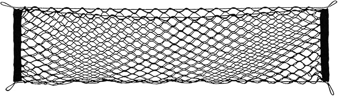 BestEvMod Cargo Mesh Net for Pickup Truck Bed Fit for Tesla Cybertruck 2026 2025 2024 Accessories Mesh Extra Strong Hook Stretchable Trunk Organizer Cargo Net(Stand Envelope Net, Reinforced POM Hooks)