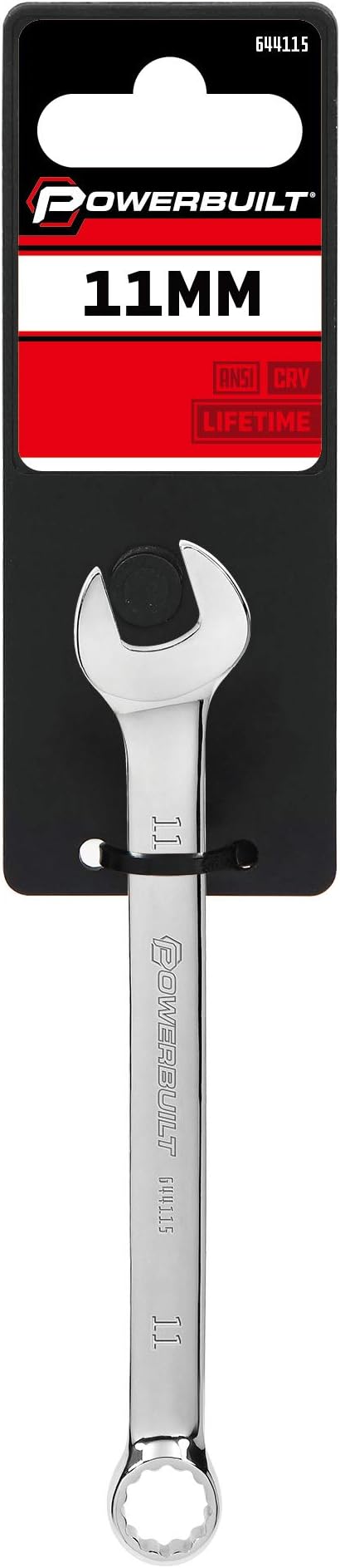 Powerbuilt 644115 Metric Mirror Polished 11mm Combination Wrench