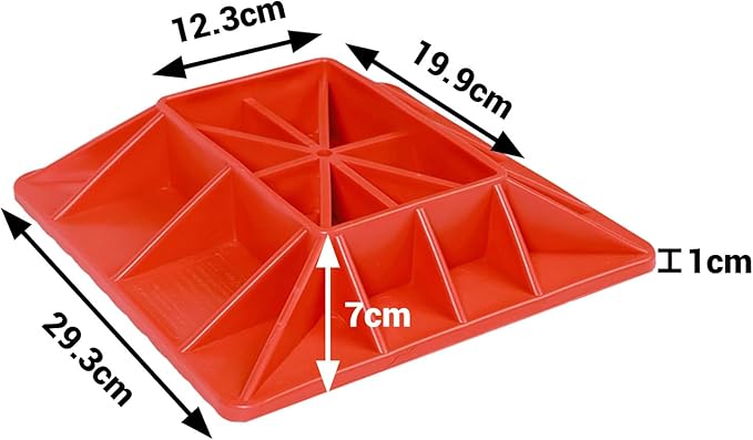 GarveeTech Hi-Lift Jack Base Stabilizer, 11.5x11.5 Off-Road Jack Stand Base, Anti-Sink Plate for Mud Sand Snow, Fits Hi-Lift & 4.1"x7" Base Farm Jacks, Heavy-Duty Red Recovery Gear Accessory