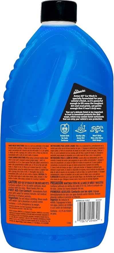 Armor All Car Wash Soap by Armor All, Foaming Car Wash Supplies, 64 Fl Oz