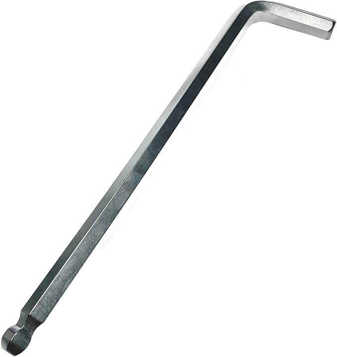 1pcs 1/2 Ball End Allen Wrench sets,1/2" Hex Key Wrench set,10.43 inch lengh allen key Door Key L Shaped hex wrench set with Long Arm.