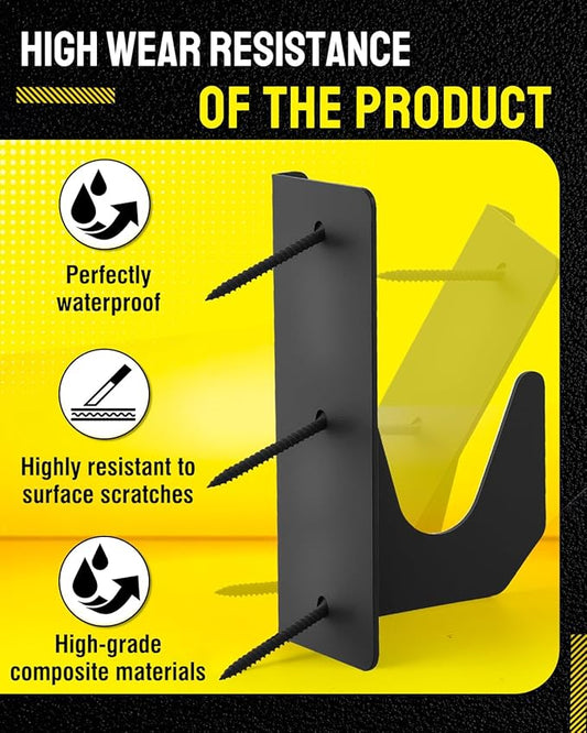 AutoEC Jack Stand Wall Mount Organizer, Heavy Duty Wall Mount Jack Stand Holder, Fit for 2–3 Ton Floor Jacks for Hydraulic Floor Jack with 8 Expansion Anchors, 2 Pack