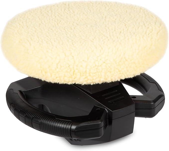 WEN 20V Max Cordless 10-Inch Random Orbital Polisher and Waxer Kit with 2Ah Battery, Charger, and Bonnets (20870)