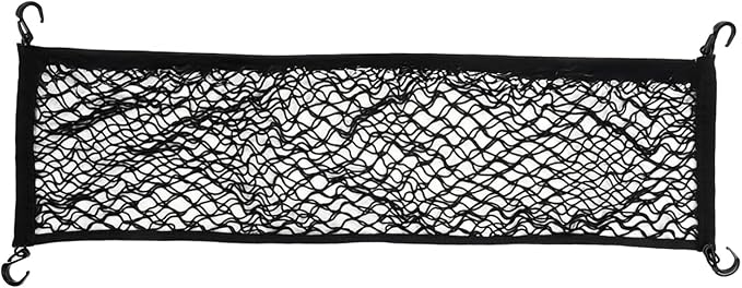 Mabett Rear Seat Back Storage Net for Ford Maverick 2022-2025, Elastic Anti-Shift Cargo Control Organizer Accessories Behind Folded Seats