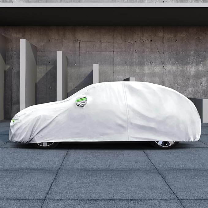 Car Cover Custom Fit for Volkswagen Beetle 2 Door 1998-2019, Migaven Waterproof Full Exterior Cover Sun Rain Protection with Door Zipper and Cotton Lining