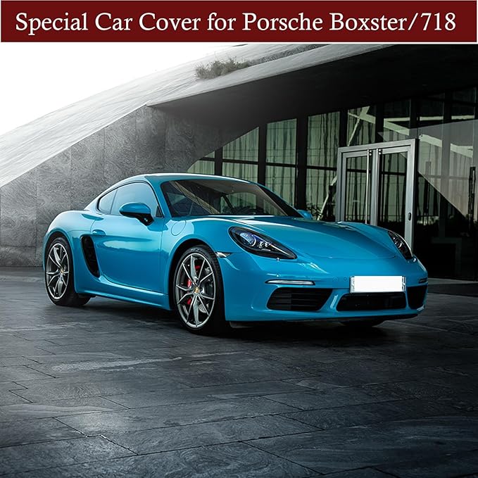 Indoor Car Cover Replace for 718 Boxster/Cayman Stretch Custom Car Cover for Dust-Proof, Underground Garage, Car Show