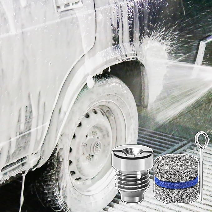 3 Pieces 1.1 mm Orifice Foam Cannon Nozzle and Foam Maker Meshes Kit for Foam Cannon Replacement Thread Nozzle Tips and Mesh Filter, with Cleaning Tools, 3000PSI