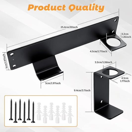 Floor Jack Stand Wall Mount Rack Organizer, Car Hydraulic Trolley Jack Stands Holder, Garage Tool Hangers Jack Stands Holder, Storage Rack Tower Racing Trailer Accessories Tool