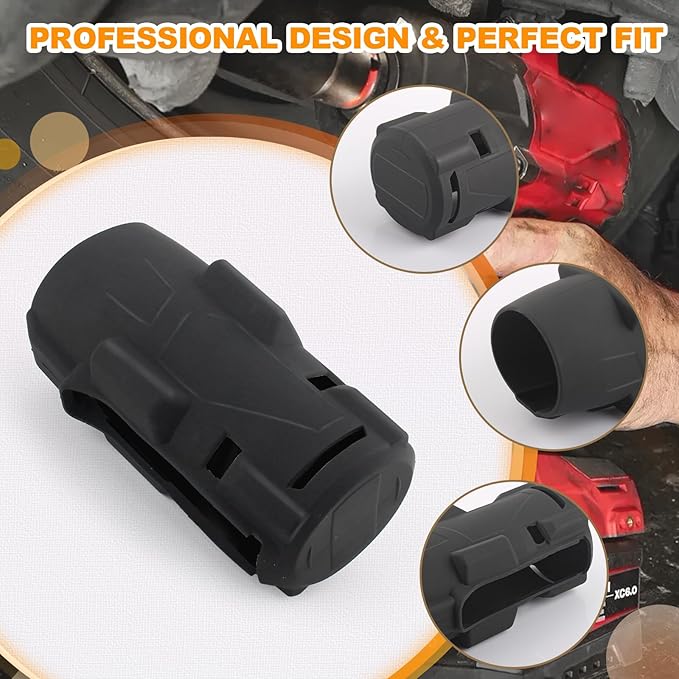 49-16-2967 Protective Boot for M18 Fuel 1/2 in High Torque Impact Wrench 2967-20 Protective Boot Compatible with Milwaukee for M18 2967-20 2967-21B 2967-21F 2967-22 Protective Boot