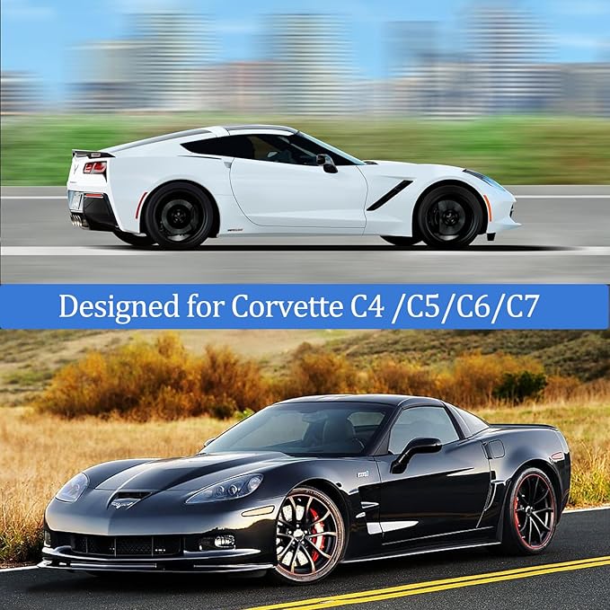 Indoor Car Cover Custom Fit for Corvette C7 C6 C5 C4 Luxurious Soft Stretch Satin Car Cover Breathable Dust-Proof for Underground Garage, Car Show