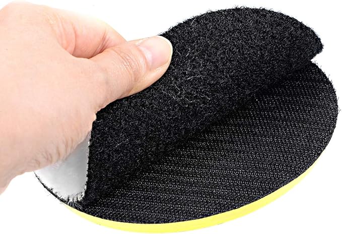 uxcell 5" Wool Polishing Pad Hook and Loop Buffing Wheel for Orbital Polisher Buffer 8 Pcs