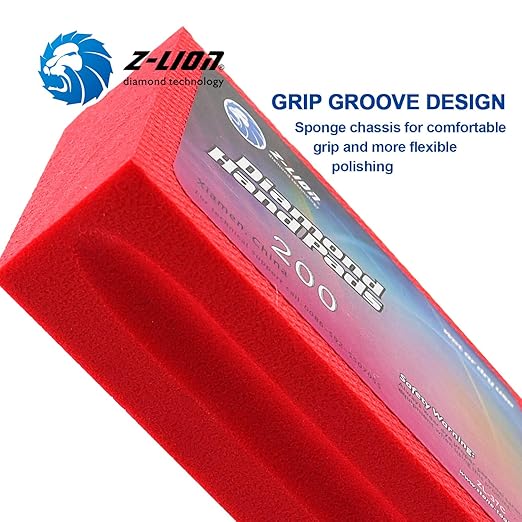 Z-Lion Diamond Hand Polishing Pads Electroplated Grit 200 for Glass Stone