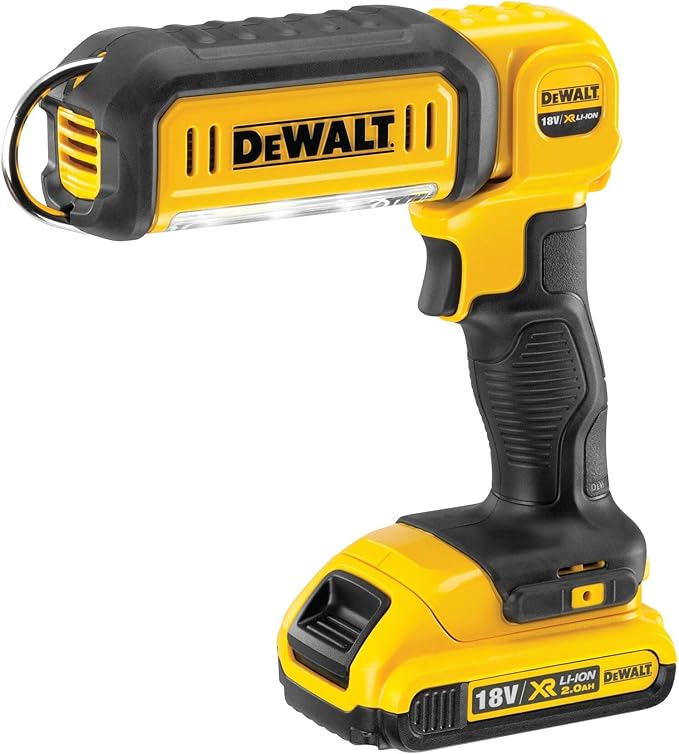 DEWALT 20V MAX LED Work Light, Rechargeable Flashlight, Pivoting Head, Bare Tool Only (DCL050)
