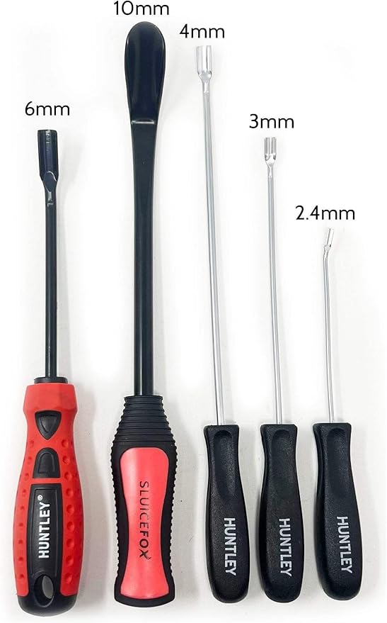 Sluice Fox Huntley Spoon Prospecting Crevice Tool Scoop Scraping Tool Gold panning Kits; Multiple Sizes of Heavy Duty Scraping Spoon pry bar paydirt Spoon tip