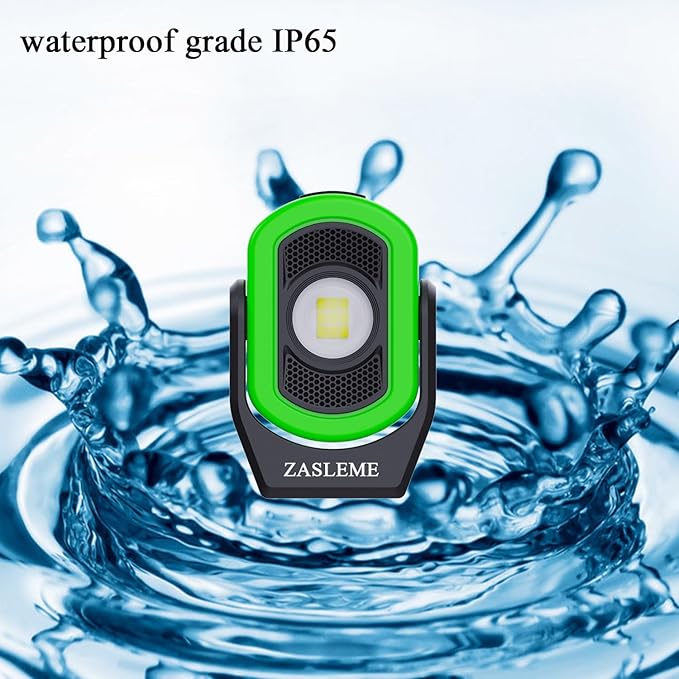 Upgrade 780 Lumens Little Cyclopia LED Rechargeable Magnetic Work Light,Waterproof Grade IP65,Anti-drop Impact Resistance IK07,USB Rechargeable Work Lights for Mechanics Workshop