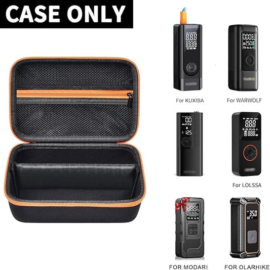 Boobowl Portable Air Compressor Case Compatible with GJOSYOI//for OlarHike/for WARWOLF for 160PSI Tire Inflator - Hard Protective Storage Bag for Car Tire Pumps, Air Tubes & Tools (Box Only)