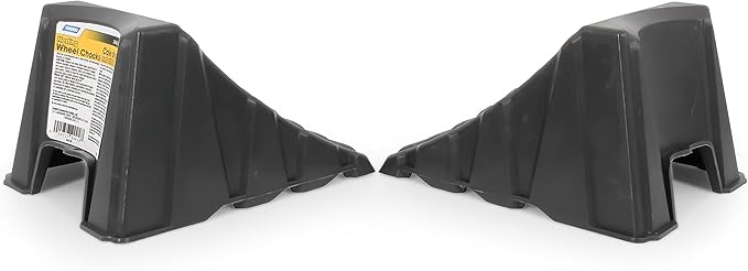 Camco 1 Pack 44418 Dark Gray Wheel Chock-Pack of 2, 1 Pack