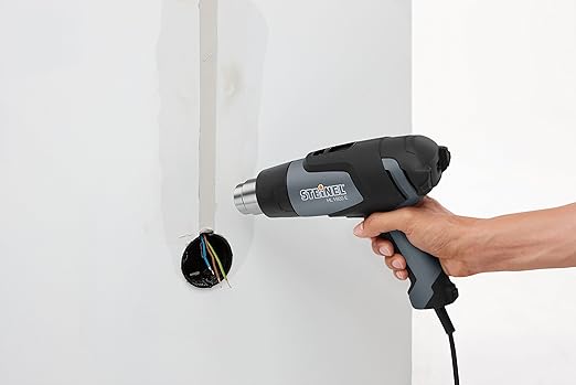 Steinel - 110025596 HL 1920 E Professional Heat Gun, 1500 W, Adjustable Temperature and Airflow, hot air Gun for Soldering, Heat Shrinking, Stripping Paint,fits 1.34" Industry Standard nozzles