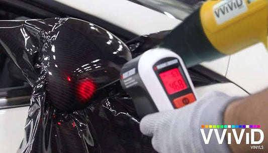 VViViD Professional Heat Gun Automotive Vinyl Wrap Tool Including Precision Nozzle and 3M Toolkit (Incl. Digital readout, Nozzle & Toolkit)