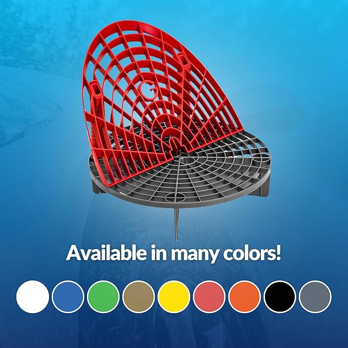 Grit Guard The Original Bucket Insert with Washboard Combo | Removes Dirt from Wash Mitt for Detailing | Car Wash Bucket Insert & Washboard | Black/White