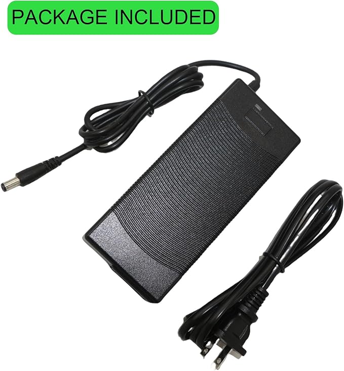 THEPRO 54.6V 2A Battery Charger for 48V Lithium Battery, Universal 54.6V Power Adapter Chargers, 5.5mm DC Connector for 2.5mm/2.1mm