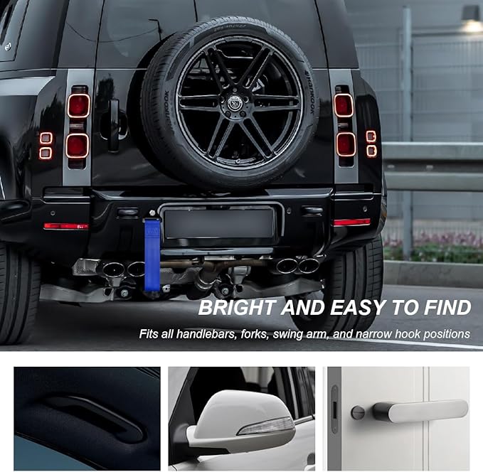 Racing Tow Strap, Stylish JDM Car Bumper Tow Strap Trailer Hook Belt for Decoration, Heavy Duty Nylon Traction Rope Universal Fit for Front or Rear Front Bumper (Blue)