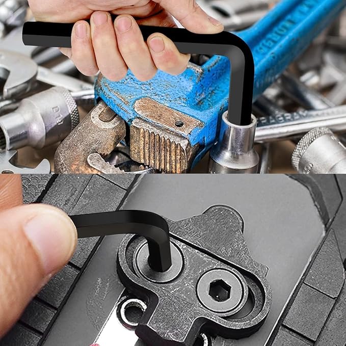 Yellow Paw Jumbo Allen Wrench Set (8 Pack - Extra Large Hex Key Set) Sizes 1/4, 5/16, 3/8, 7/16, 1/2, 9/16, 5/8, 3/4
