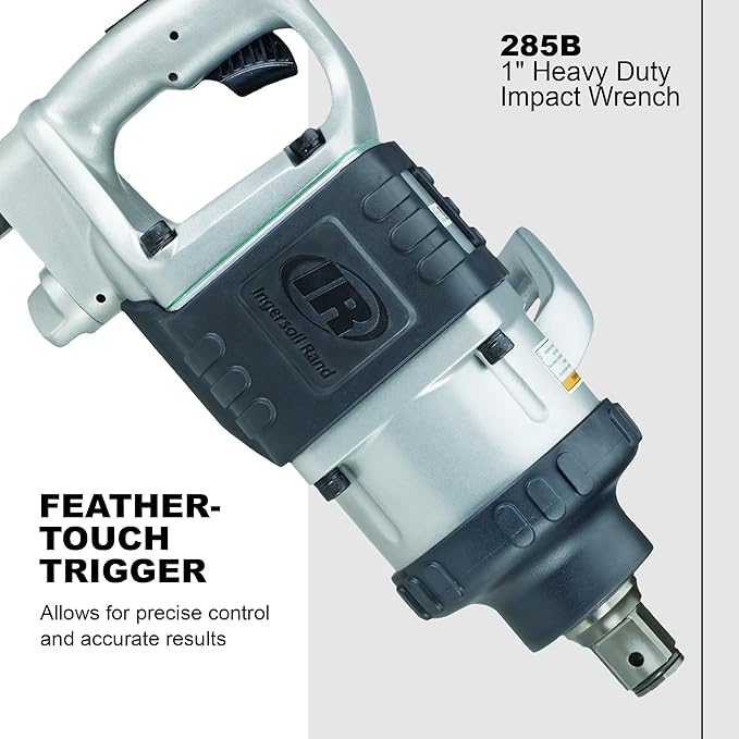 Ingersoll Rand 285B 1" Air Impact Wrench, 1475 ft-lbs Max Torque, Heavy Duty, D-handle