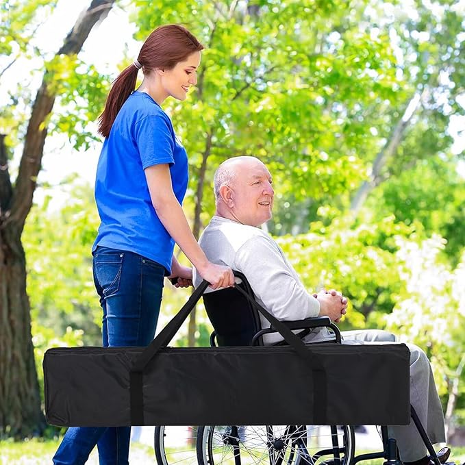 Telescoping Portable Wheelchair Ramps for Steps 6 FT, Adjustable Wheelchair Ramp with Anti-Slip Surface and Storage Bag, 600 Lb Weight Capacity, 2 Panels