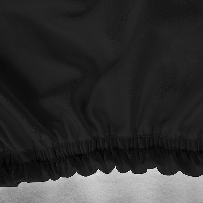 Custom Indoor Stretch Car Cover Compatible with 2017-2026 Tesla Model 3, Black, Includes Storage Bag - Soft Satin, Breathable, Dust Protection