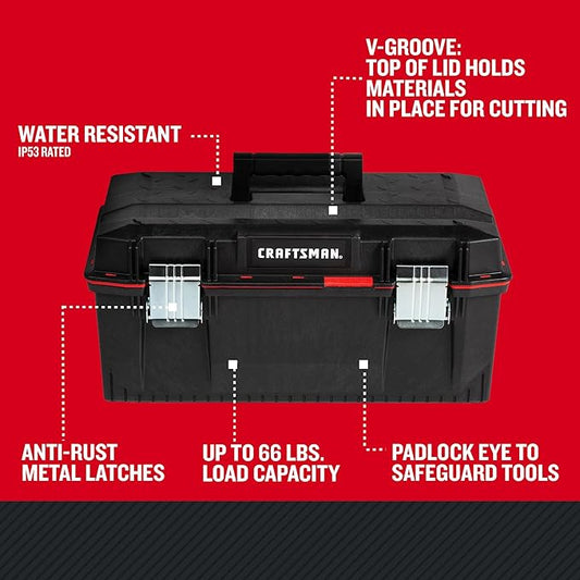 CRAFTSMAN PRO Tool Box, Lockable, 23-in.(CMST23001)