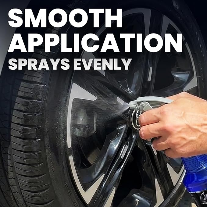 LANE'S Super Blue Tire Dressing Spray | High-Gloss Car Tire Shine Spray | No Sling, No Run, Long Lasting | Protects from Cracks & UV Rays | Non-Greasy Automotive Dressing & Cleaner | 32oz, 2 Pack