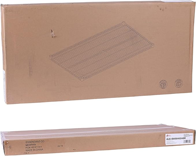 Alera ALE Industrial Wire Shelving Extra Wire Shelves, 48w x 24d, Black (Case of 2 Shelves)
