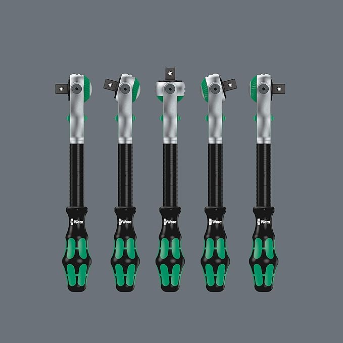 Wera 05004016001 8100 SA 6 Zyklop Metric Speed Ratchet Set, 28 Piece, 1/4" Drive