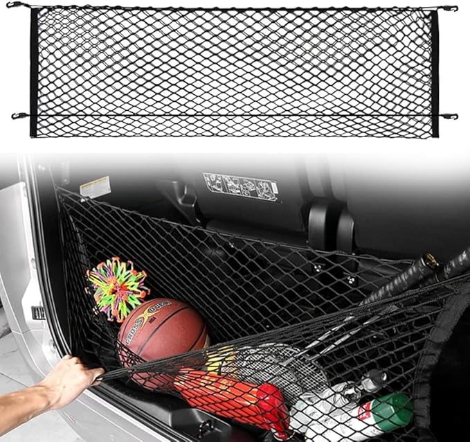 Rear Trunk Cargo Net Compatible with Hyundai Santa fe 2013 to 2021 2022 2023 2024 2025 2026