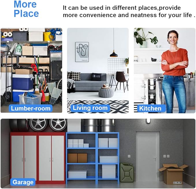 BestOffice 14''Lx36''Wx72''H 5 Shelf Wire Shelving Unit Garage Heavy Duty Height Adjustable Commercial Grade NSF Certification Utility Rolling Steel Layer Rack Organizer Kitchen