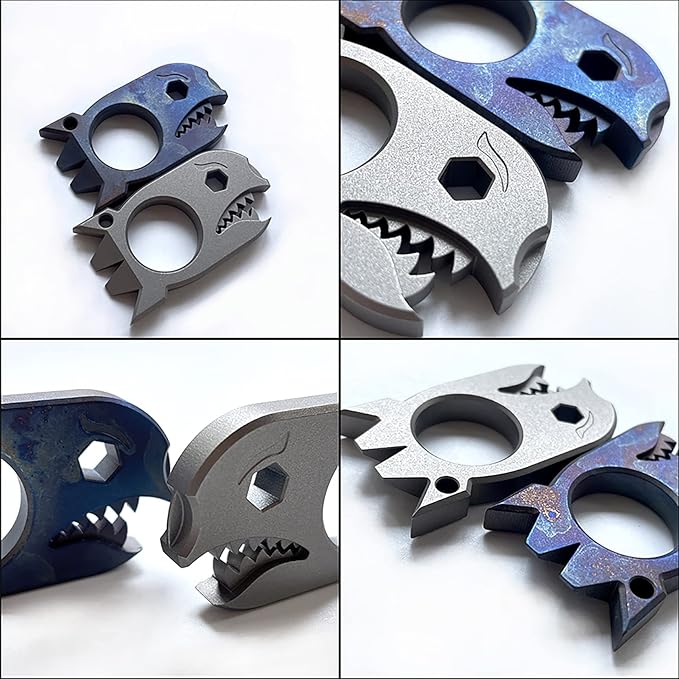 EDC Pry Bar with Bottle Opener Wrench Titanium Prybar Multi Tool, Keychain Multitool Tool, Pocket Crowbar for Outdoor Camping Hiking Fishing (grey)