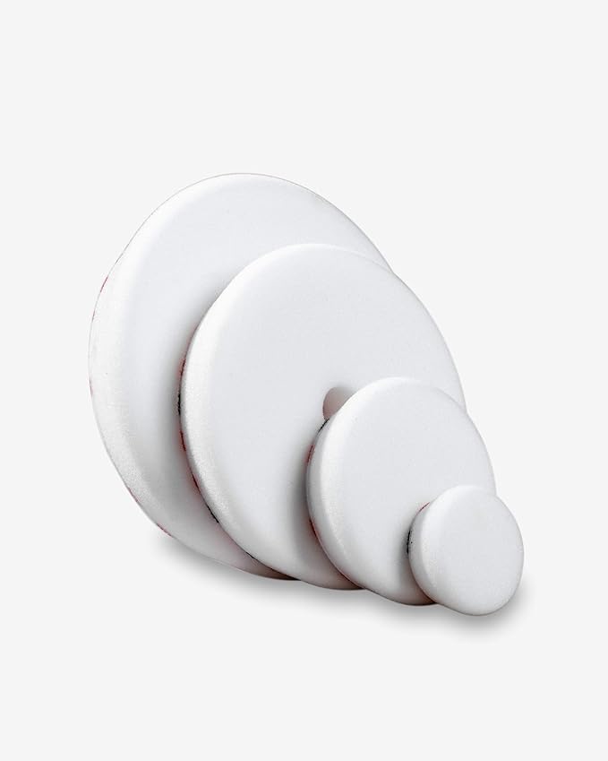 Adam's Polishes Premium Polisher Pads - Expertly Designed Soft Foam Finishes & Glosses Better Than Ever - Color Coded to Match with Recommended Polishes or Compounds (6.5, White Polish Pad)