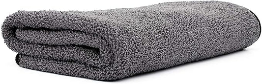 The Rag Company - Double Twistress (2-Pack) Professional Korean 70/30 Blend, Twist Loop Microfiber Drying Towels Car Detailing, Lint-Free, Streak-Free, Multipurpose Use, 850gsm, 20in x 24in, Grey