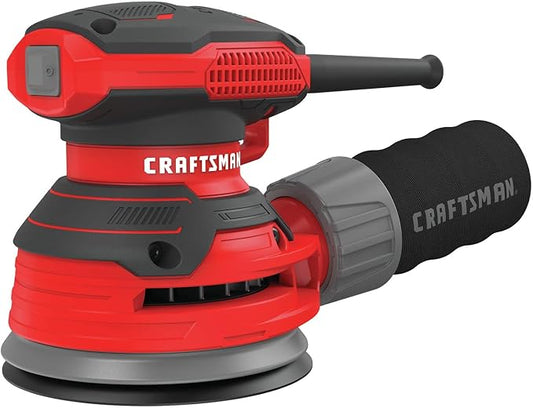 CRAFTSMAN 5" Random Orbit Sander with 6 Gallon 3.5 Peak HP Wet/Dry Vac, Portable Shop Vacuum (CMEW231 & CMXEVBE17584)