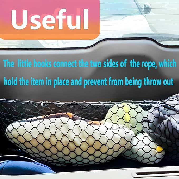 Tailgate Trunk Cargo Net Compatible with 2018 2019 2020 2021 2022 2023 2024 2025 2026 Toyota Camry