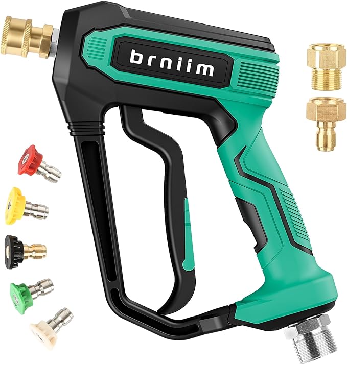 Short Pressure Washer Spray Gun, High Pressure Water Gun (Car Wash Master -1)