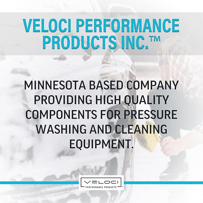 Veloci Performance MTM Hydro GHF1 Low Pressure Garden Hose Foam Cannon and Sprayer Gun for Car Wash, Cleaning Decks and Recreational Vehicles