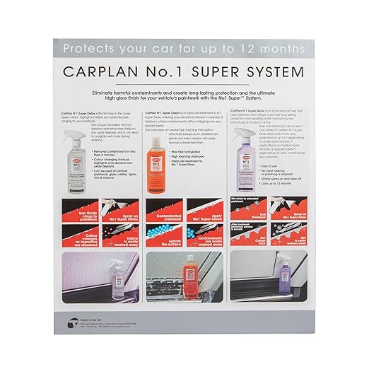 CarPlan No.1 Super Super System Super Detox, Clean Gloss Gift Pack, 21 Fl Oz