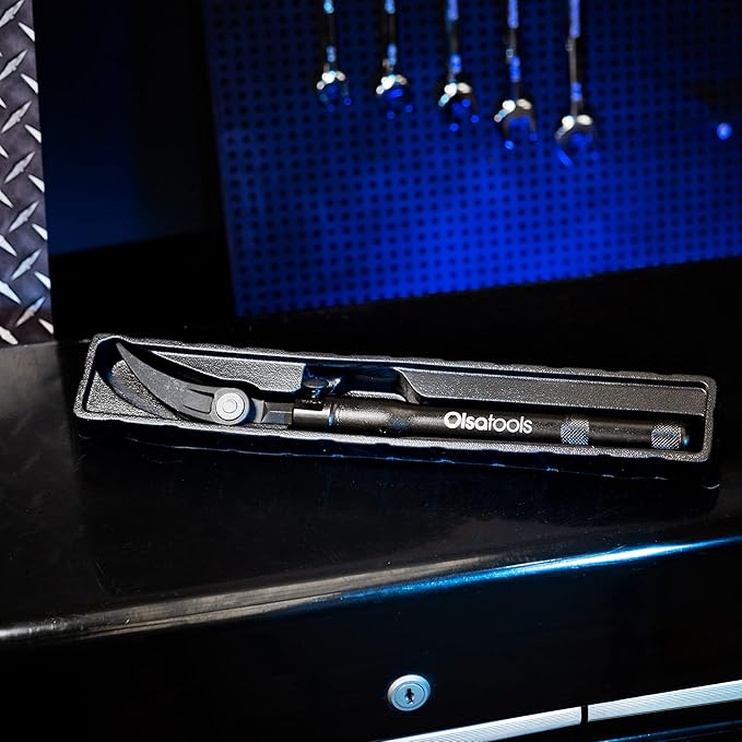 Olsa Tools Adjustable Pry Bar - Adjustable Angles & Extendable Length From 13.3"-18.5" - Extendable and Indexable Pry Bar - Indexing Pry Bar for Mechanics - Professional Grade - Part 1260